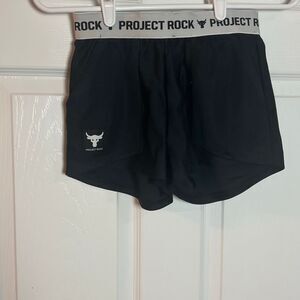 Under Armour Project Rock Athletic Shorts Youth Medium (YMD)